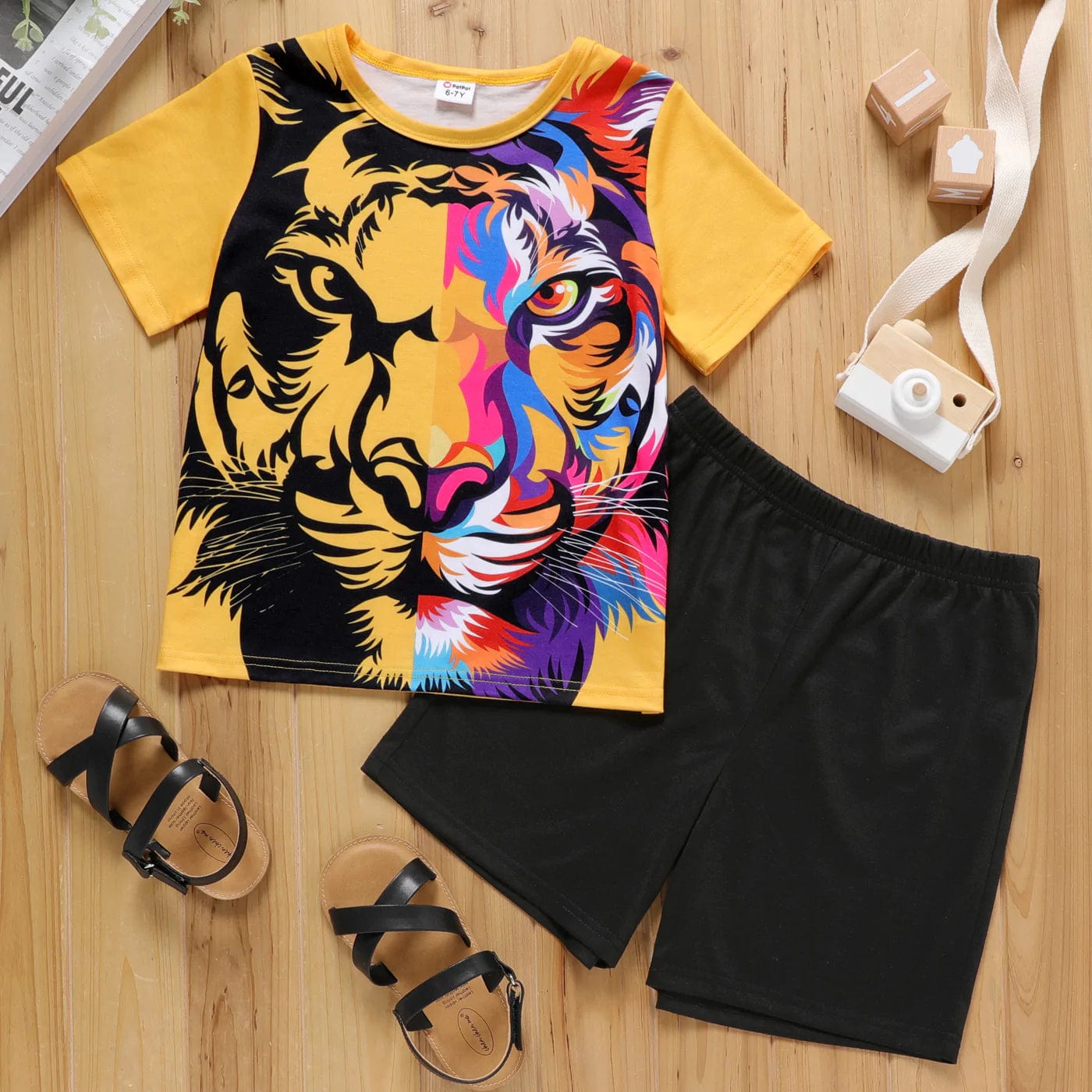 Little Wonders Children's Wear Shorts & Tops Eye of the Tiger Shorts